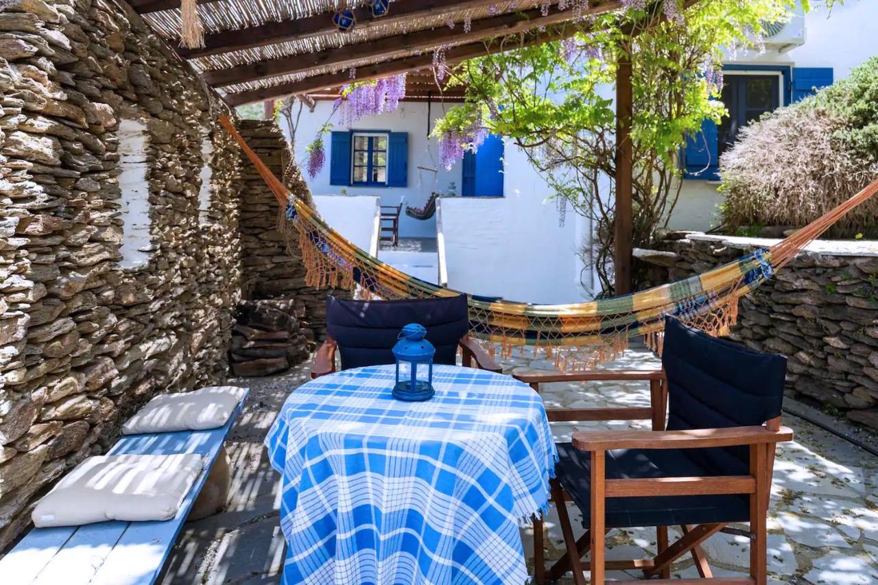 Traditional Village House On Kea Milopótamos Esterno foto